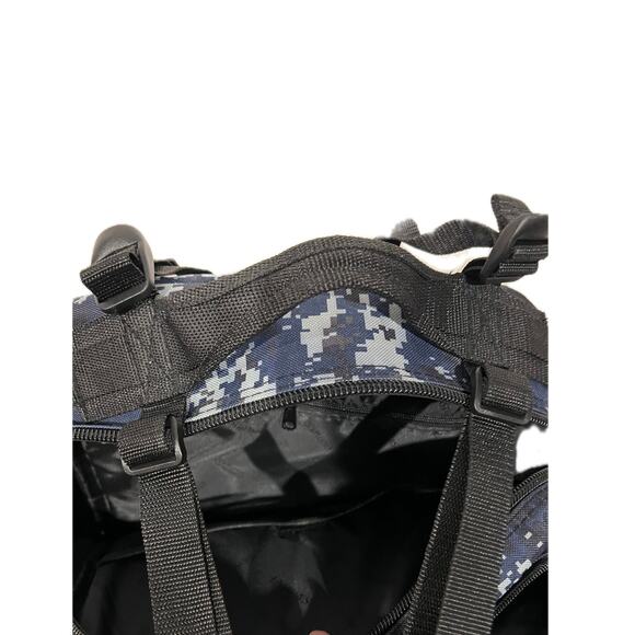 Generic Blue Black Camo Tactical Backpack - Picture 5 of 5